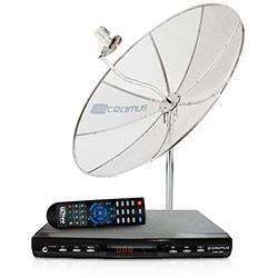 Kit Completo Receptor Digital TV FREE / Antena Parabólica -