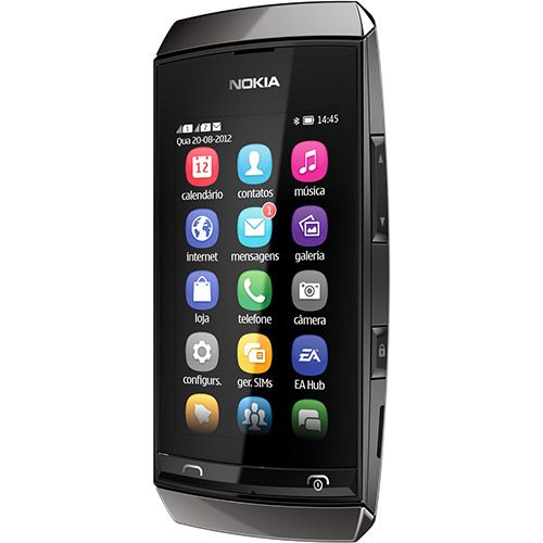 Celular Asha 305 Cinza Dual Chip, Touchscreen, Câmera 2MP, C